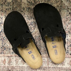 Birkenstock Boston clogs, size 37 or 6.5.
